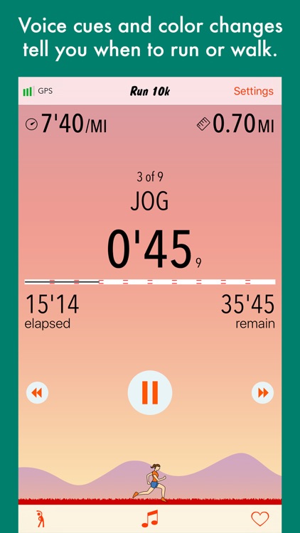 Run 10k - interval training program + stretches screenshot-3
