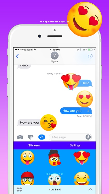 Modern Emoji Stickers for Texting