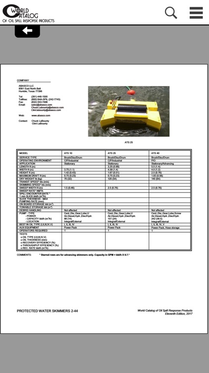 World Catalog of Oil Spill Response Products screenshot-3