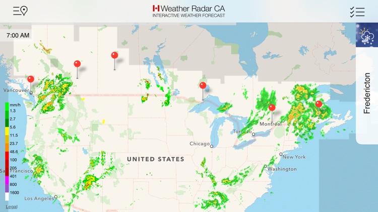 Weather Radar Canada - Rain screenshot-4