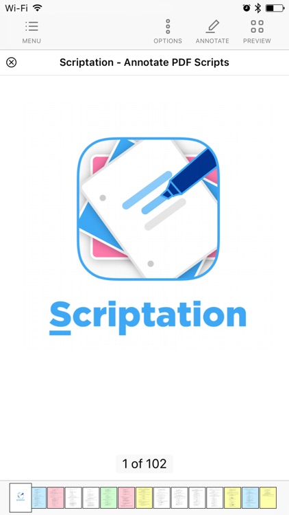 Scriptation - Annotate PDF Scripts for Film and TV screenshot-0