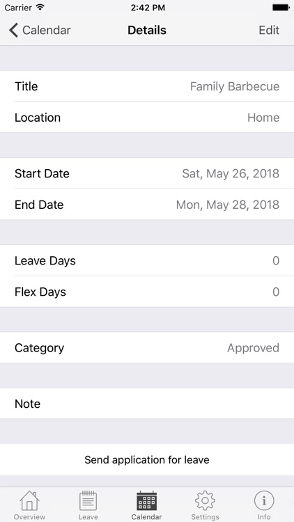 Annual Leave screenshot-3