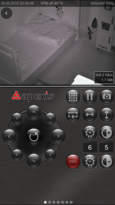 Apexis FC - mobile ip camera surveillance studio Screenshot 1