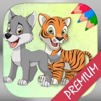 동물 색칠 공부 색칠 페이지 - 프로