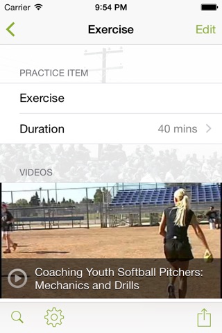 InfiniteSoftball Practice Planner screenshot 3