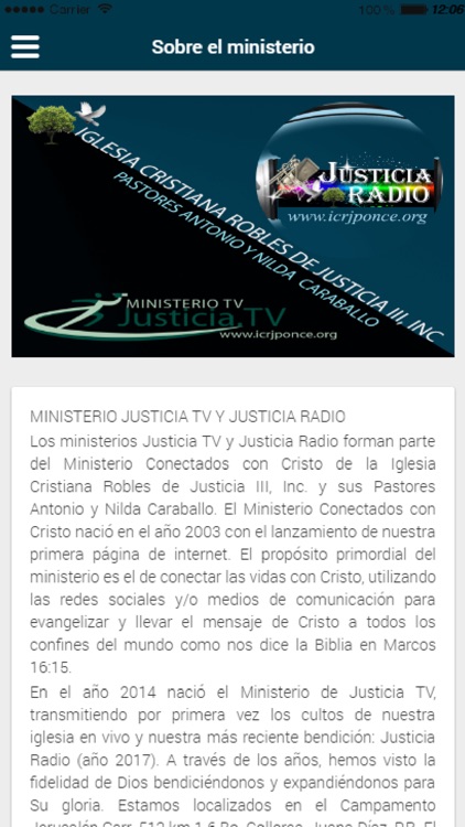 Ministerio Justicia TV & Radio