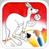 Kangaroo Coloring Book