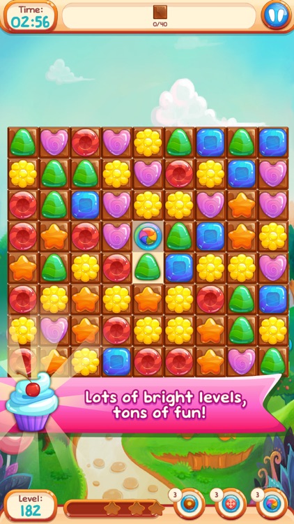 Sweet Candies 2 - Cookie Match 3 Puzzle Game