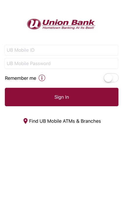 Union Bank of Mena - Mobile