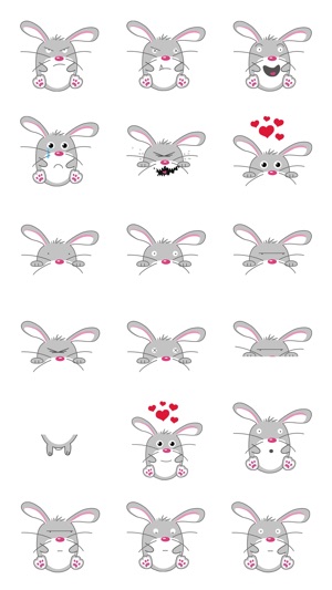 Adorable Bunnies Stickers - by Pop Bottle Studio(圖4)-速報App