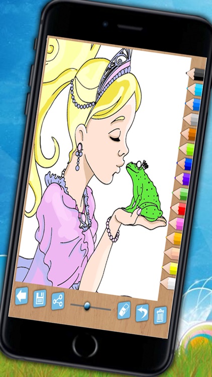 Paint and color princesses - Educational game screenshot-3