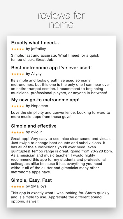 Nome - The Minimal Metronome