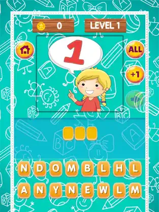 Imágen 2 Pics Quiz Números de Palabra - Inglés Spell 1-100 iphone