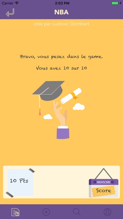 QuizLab - Création de Quiz ( Réseau Social ) screenshot-3