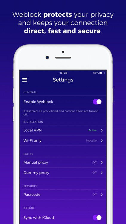 Weblock - ad blocker for apps and websites screenshot-3