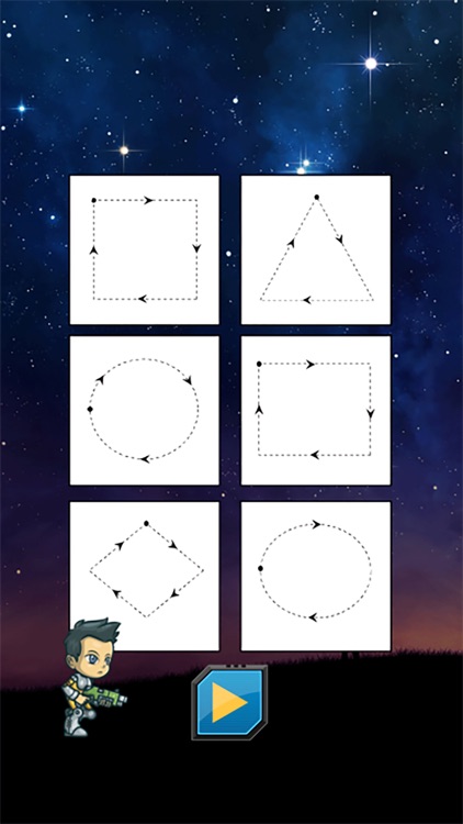 Draw Geometric Shapes Tracing Game