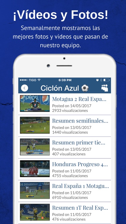 El Ciclón Azul del Motagua - Futbol de Honduras