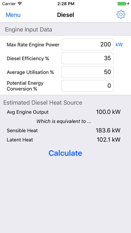 Vent Calculator