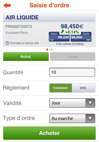 EasyBourse screenshot 3