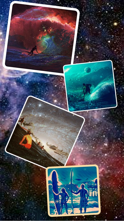 Galactic Surf Stickers