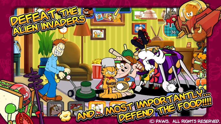 Garfield's Defense: Attack of the Food Invaders screenshot-1