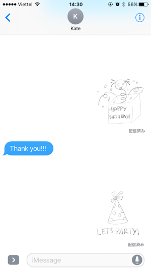 Hand Drawn Birthday Stickers(圖2)-速報App