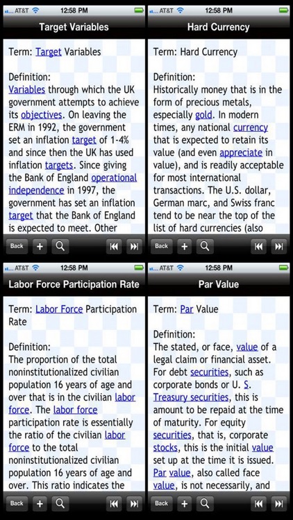 Glossary of Economic Terms