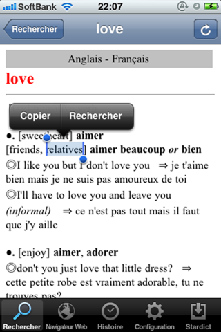 French Dictionaries screenshot 2