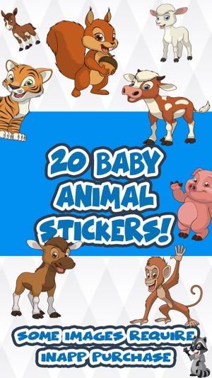 Cute Baby Animal Stickers(圖1)-速報App