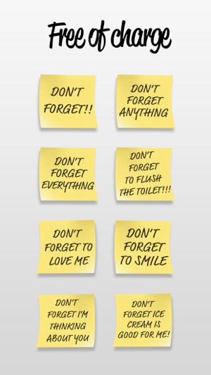 Post it Stickers Forget(圖2)-速報App