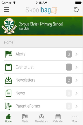 Corpus Christi Primary School Waratah - Skoolbag screenshot 2