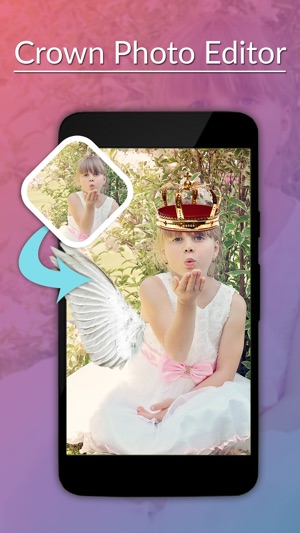 Crown Photo Editor -Crown Camera stickers(圖2)-速報App