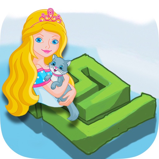 Rapunzel Mazes games - Princesses & farm animals