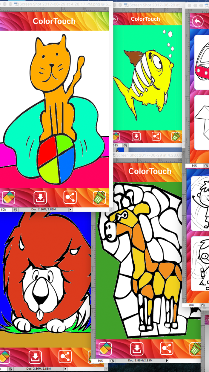 ColorTouch - Coloring Book Touch to Fill Color