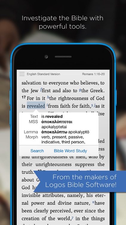 Logos: Daily Bible reading and study app