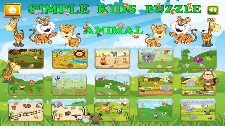 Animals Puzzles Kids & Alphabet Toddlers Game screenshot-3