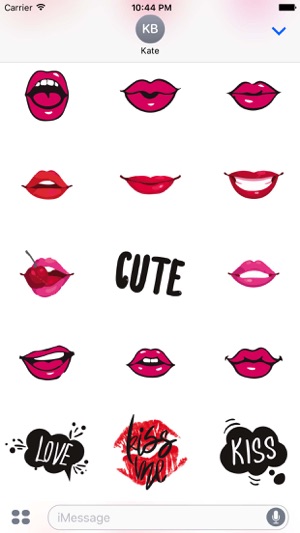 Naughty Kiss Sticker App(圖2)-速報App