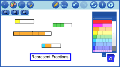 How to cancel & delete Fraction Strips by mathies from iphone & ipad 1