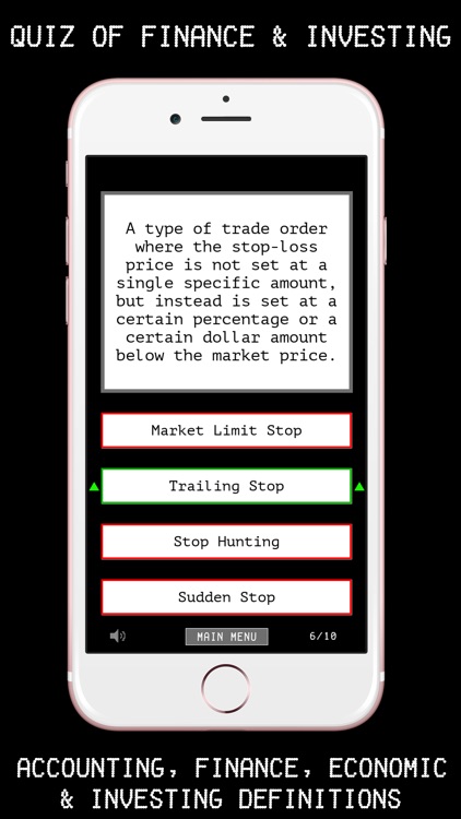 Quiz of Finance & Investing (Stock Trading & more)
