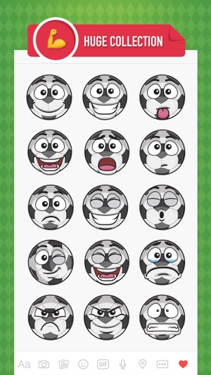 SoccerMoji - soccer football emoji & stickers 2017(圖2)-速報App