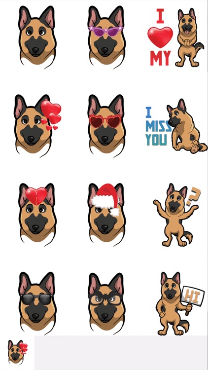 ShepherdMoji - German Shepherd Emoji & Sticker