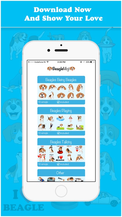 BeagleMoji - Cute Beagle Emojis & Stickers screenshot-4