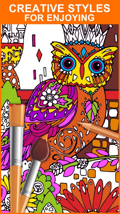 Color Mix - Adult Coloring Books screenshot-3