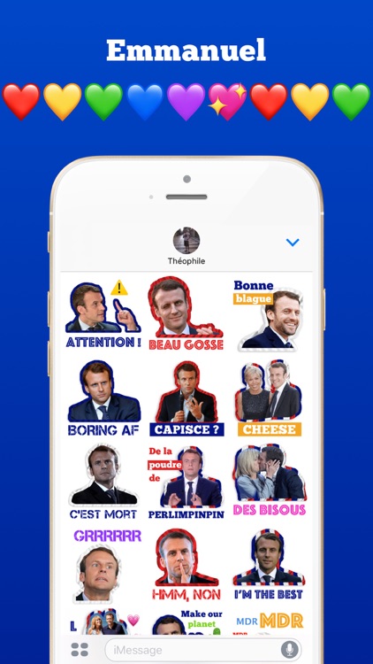 Macron Président 2017-2022 Stickers autocollants