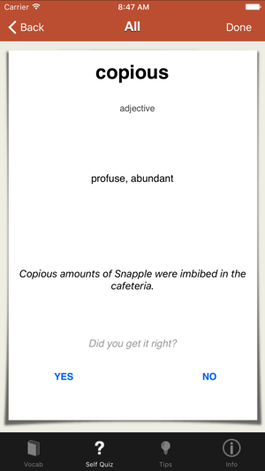 SAT Vocab by Davidson Tutoring(圖4)-速報App