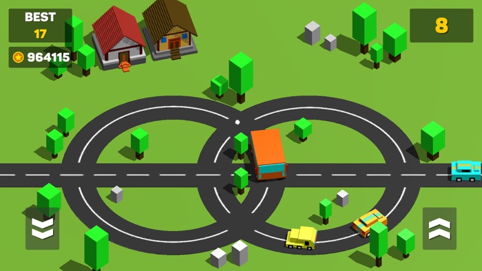 Loop race  Drive crash