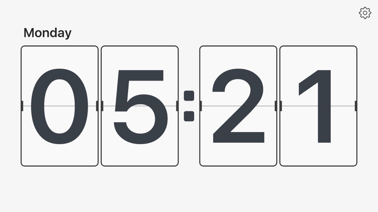 Flip Clock Pro - minimalism digital alarm clock