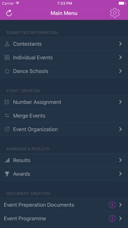 Dance Events Dashboard