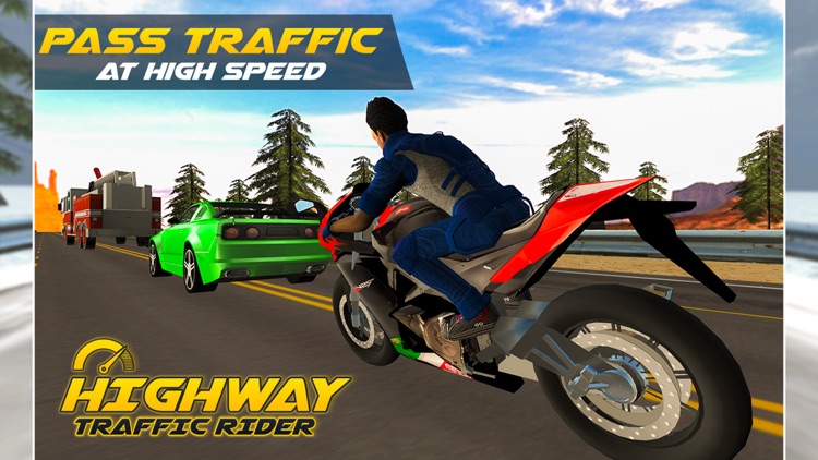 Highway Traffic Rider : Motorbike Rider screenshot-1