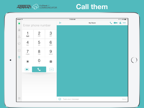 ADTRAN ProCloud UC Communicator for iPad screenshot 2